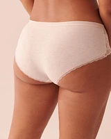 Culotte aux hanches coton et bordure de dentelle