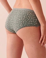 Culotte aux hanches coton et bordure de dentelle