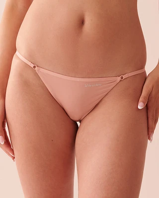 Culotte string ajustable en microfibre