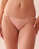 Culotte string ajustable en microfibre