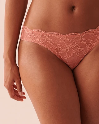 Culotte bikini dentelle et résille