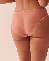 Culotte bikini dentelle et résille