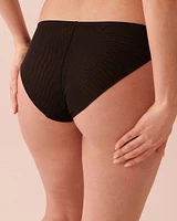 Culotte bikini résille brodée