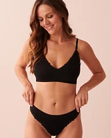 Seamless Ribbed Thong Panty