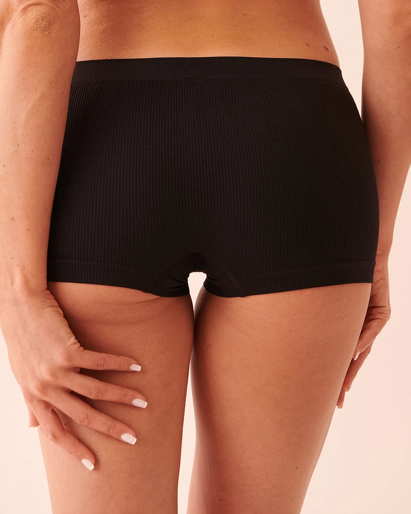 Seamless Ribbed Boyleg Panty