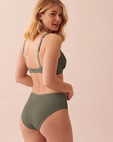 TEXTURED Balconette Bikini Top
