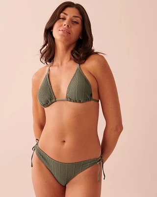 Haut de bikini triangle TEXTURED