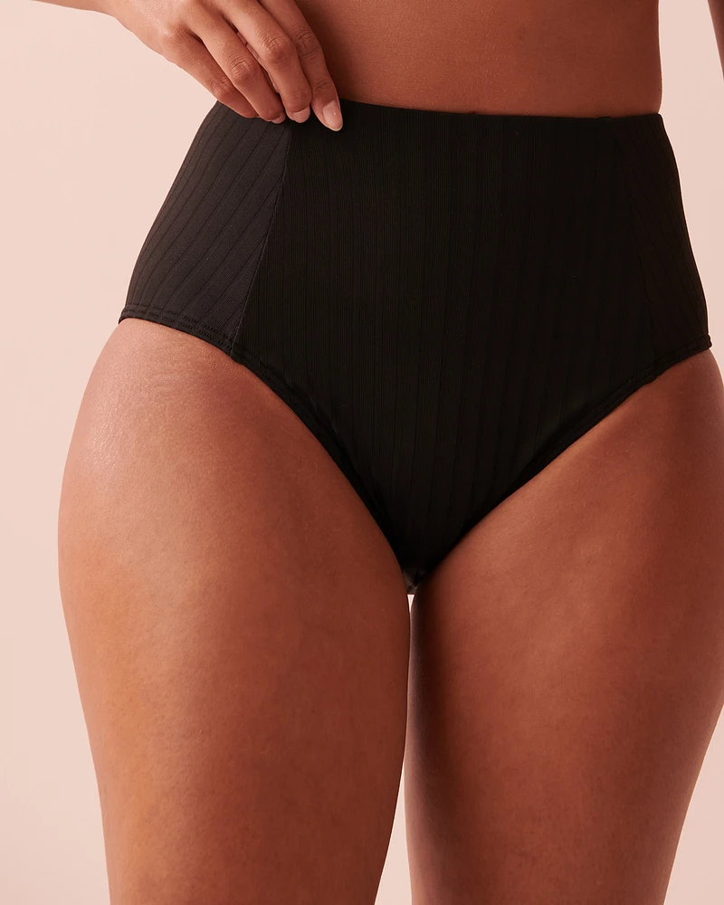 Bas de bikini taille haute RIB