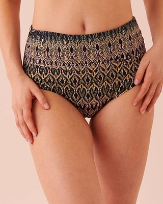 Bas de bikini taille haute drapée SAINT-TROPEZ