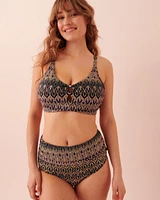 SAINT-TROPEZ Draped High Waist Bikini Bottom
