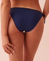 Bas de bikini brésilien en fibres recyclées SOLID
