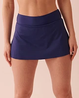 Bas de bikini jupe en fibres recyclées SOLID