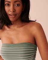 Maillot une-pièce bandeau STRIPED