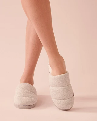 Pantoufles mules matelassées