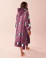 Night Owl Soft Plush Oversized Hoodie