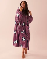 Night Owl Soft Plush Oversized Hoodie