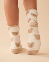 Ens. de 2 paires de bas en chenille recyclée