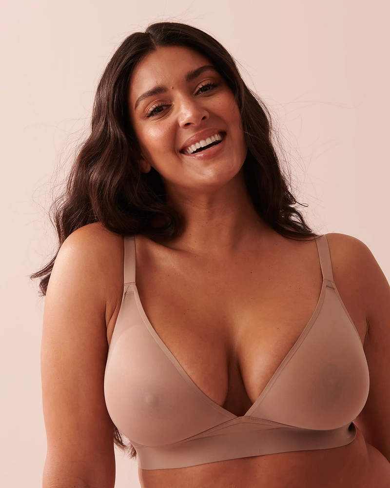 Bralette en résille transparente