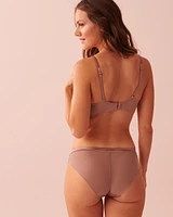 Soutien-gorge doublure légère mousse mémoire dentelle et satin