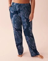 Recycled Fibers Lace Trim Pants