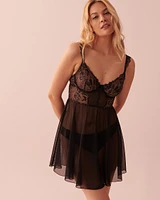Lace and Mesh Nightie
