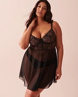 Lace and Mesh Nightie