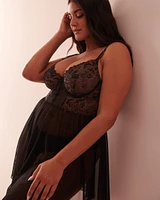 Lace and Mesh Nightie