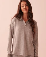 Chandail manches longues en tricot doux