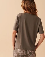 T-shirt col rond ultra doux