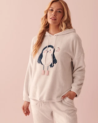 Night Owl Soft Plush Hoodie