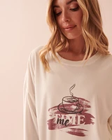 Luxury Velour Long Sleeve Shirt