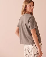 T-shirt avec poche plaquée