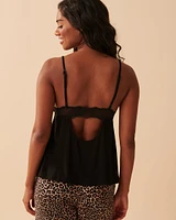 Soft Jersey Lace Details Cami