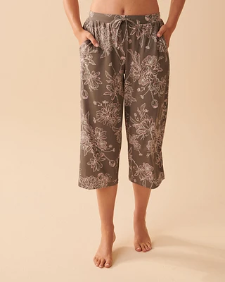 Capri jambe large ultra doux