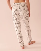 Pantalon de pyjama jogger en velours luxueux