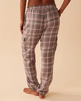 Pantalon de pyjama cargo à carreaux