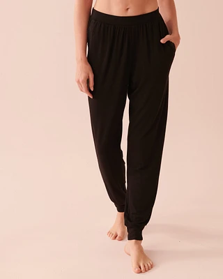 Pantalon de pyjama jogger en jersey doux
