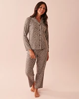 Cotton Long Sleeve Shirt PJ Set