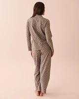 Cotton Long Sleeve Shirt PJ Set