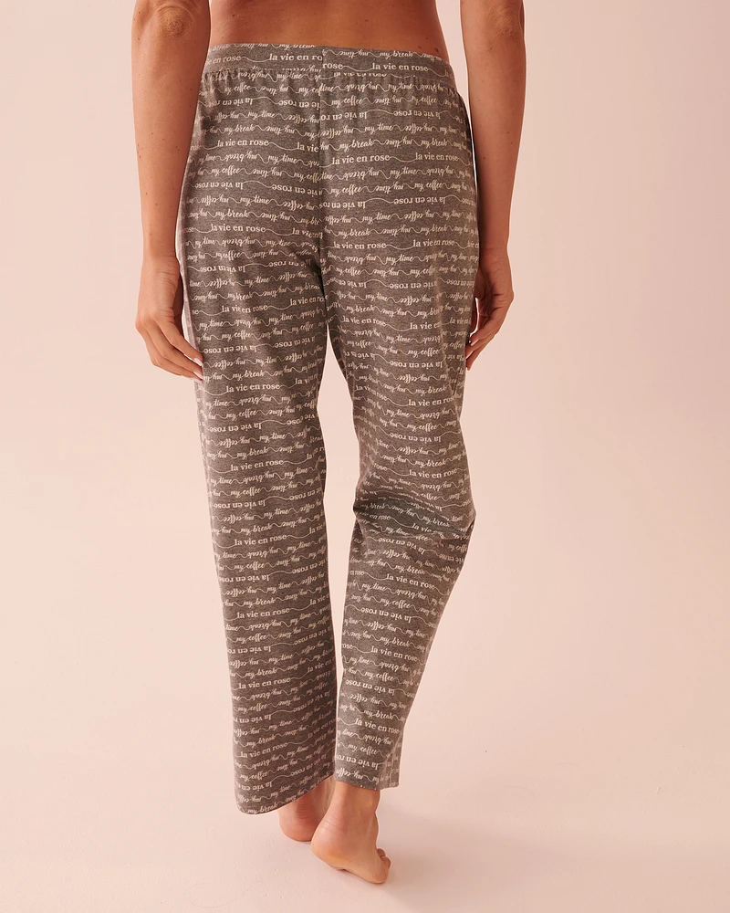 Cotton Long Sleeve Shirt PJ Set