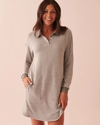 Soft Knit Long Sleeve Sleepshirt