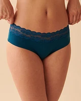 Cotton and Lace Band Cheeky Panty