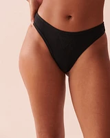 Ribbed Thong Panty