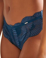 Culotte cheeky dentelle et résille