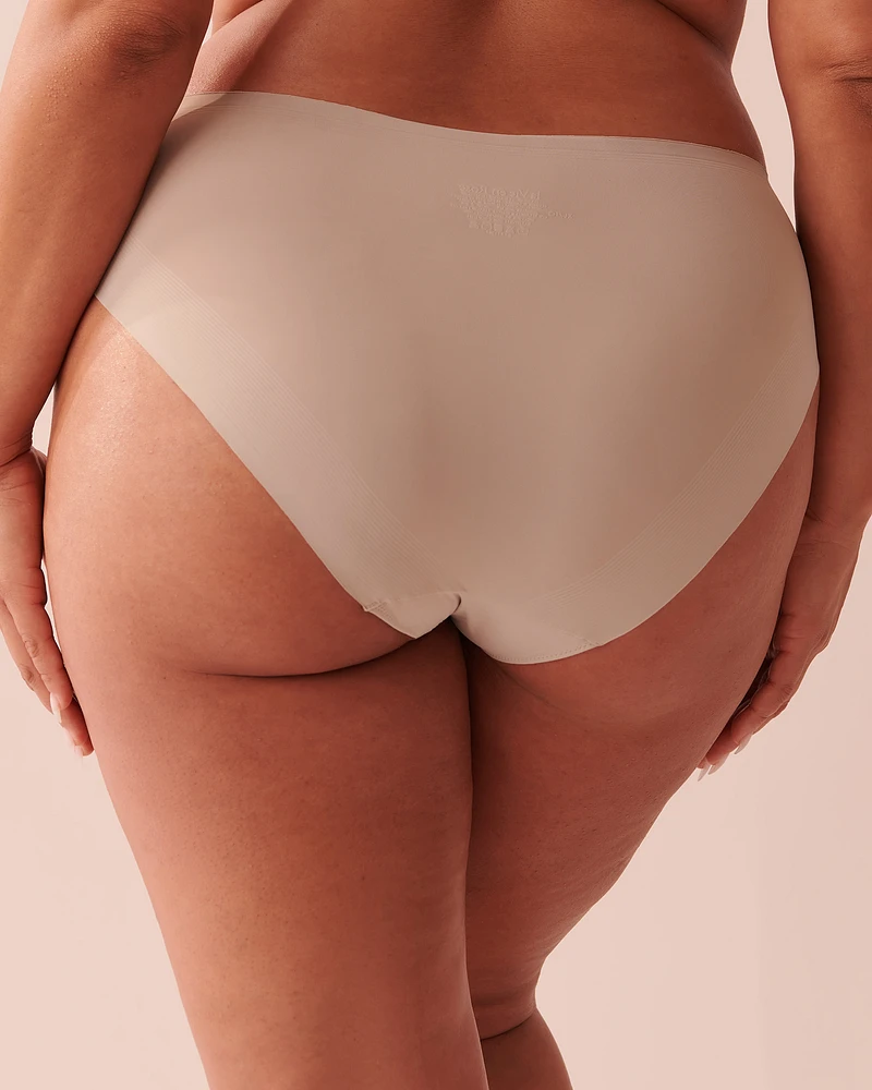 Microfiber and Lace Sleek Back Bikini Panty