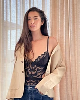 Cut-Out Lace Cheeky Teddy