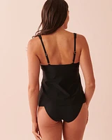 Haut tankini croisé à l'avant