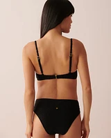 TEXTURED Triangle Bikini Top