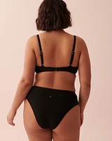 TEXTURED Triangle Bikini Top