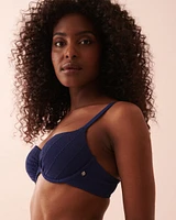 TEXTURED Balconette Bikini Top
